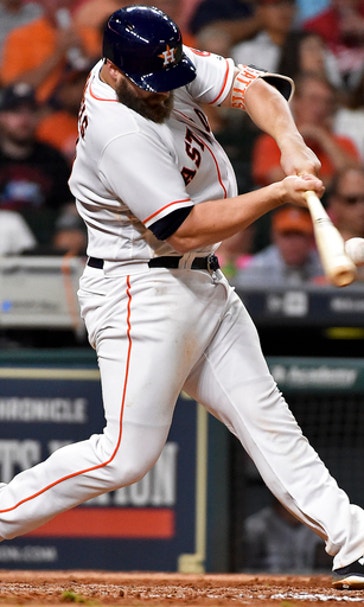 Gattis homers twice to lead Astros over Mariners, 6-2 (Jul 18, 2017)